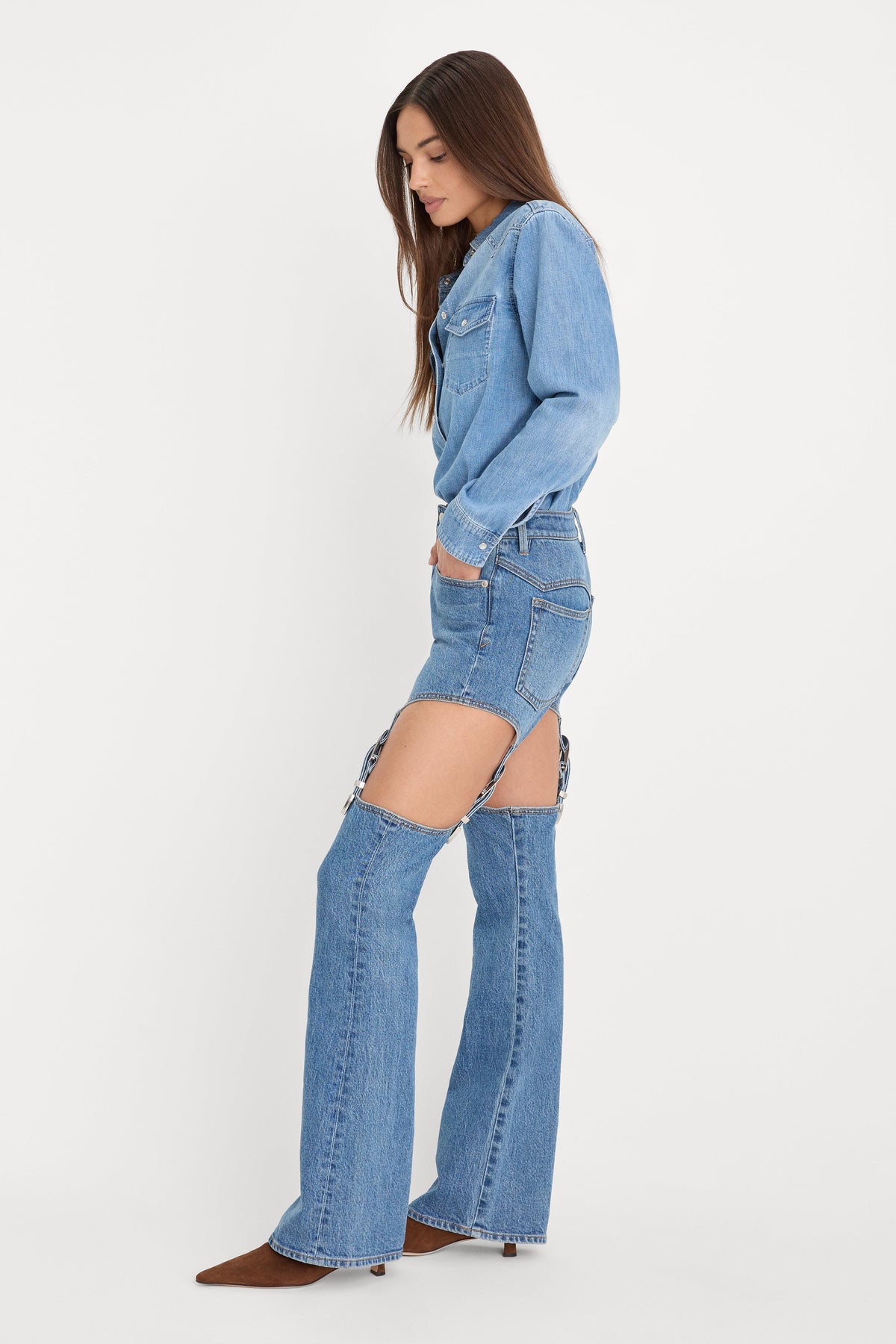 Premium DOLLY JOLEANS BOOTCUT HIGH RISE JEANS INDIGO1200