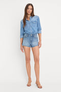 Premium DOLLY GOOD GIRLFRIEND CHEEKY SHORTS INDIGO1200