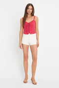 Premium DOLLY GOOD GIRLFRIEND CHEEKY SHORTS VINTAGE WHITE