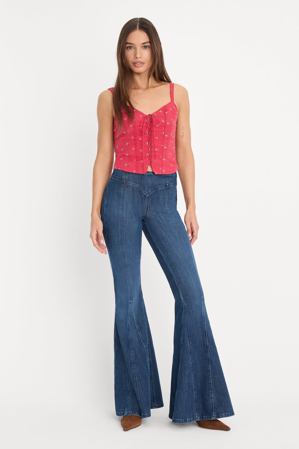 Premium DOLLY JOLEANS EXTREME FLARE JEANS INDIGO1196