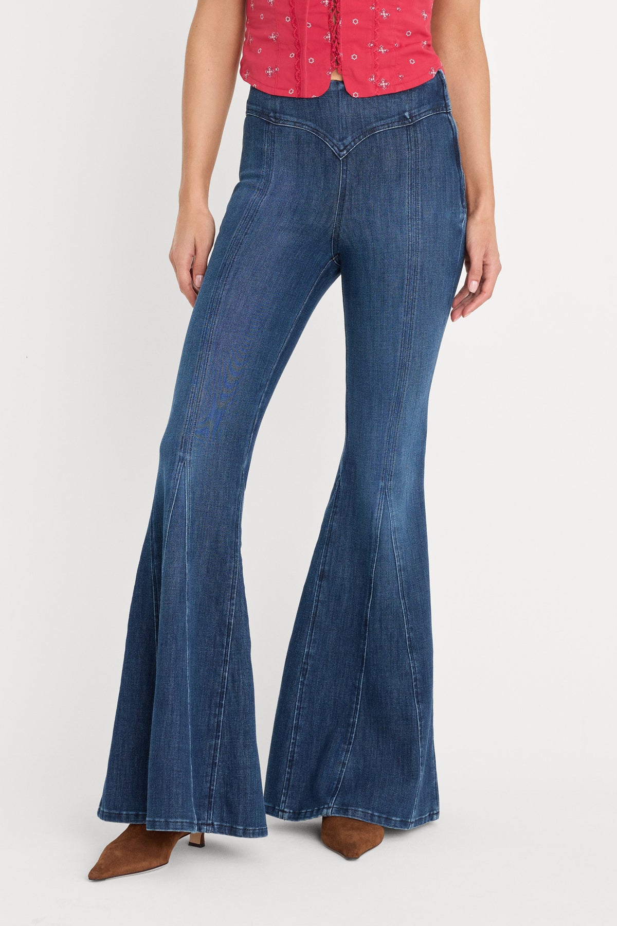 Premium DOLLY JOLEANS EXTREME FLARE JEANS INDIGO1196
