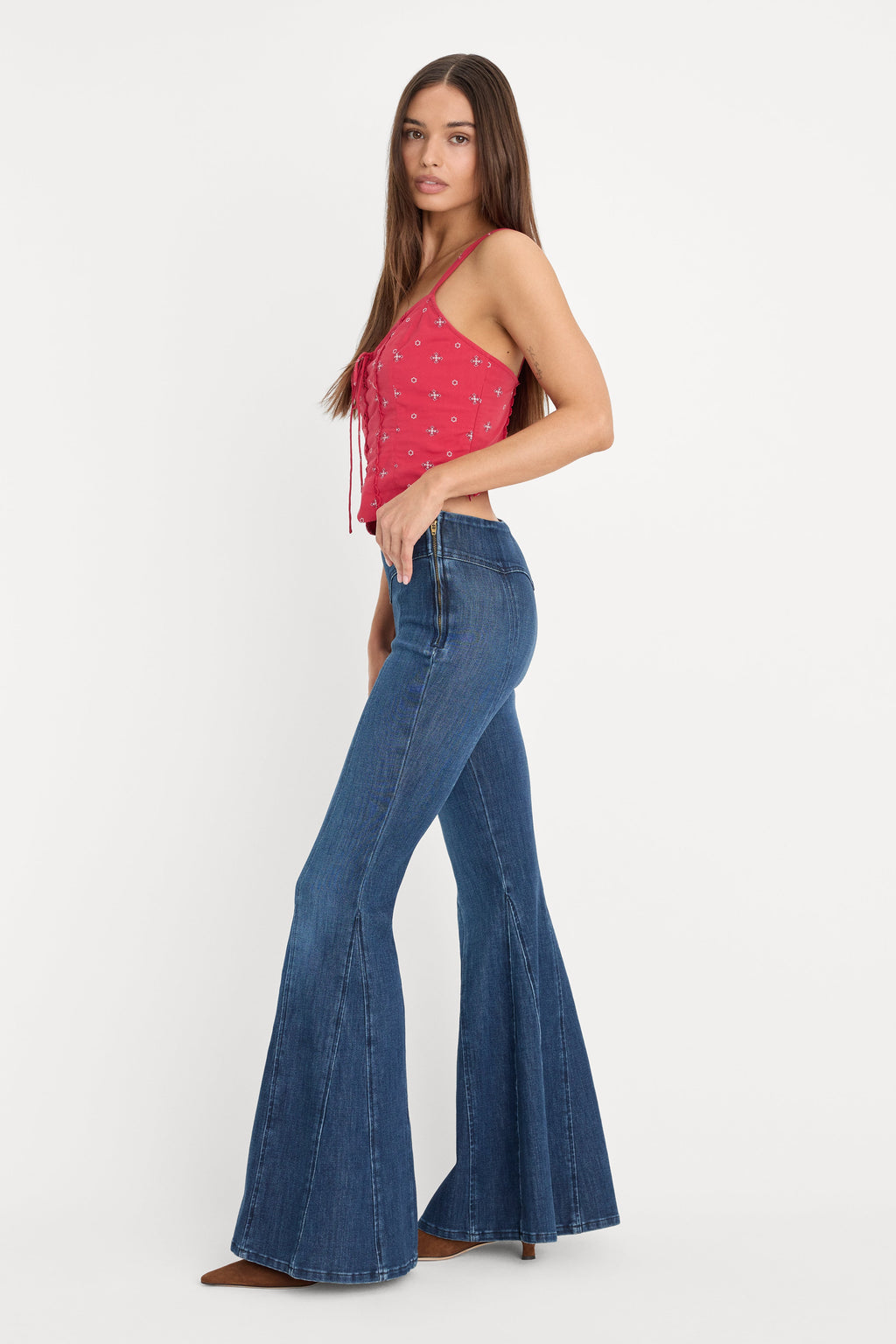 Premium DOLLY JOLEANS EXTREME FLARE JEANS INDIGO1196