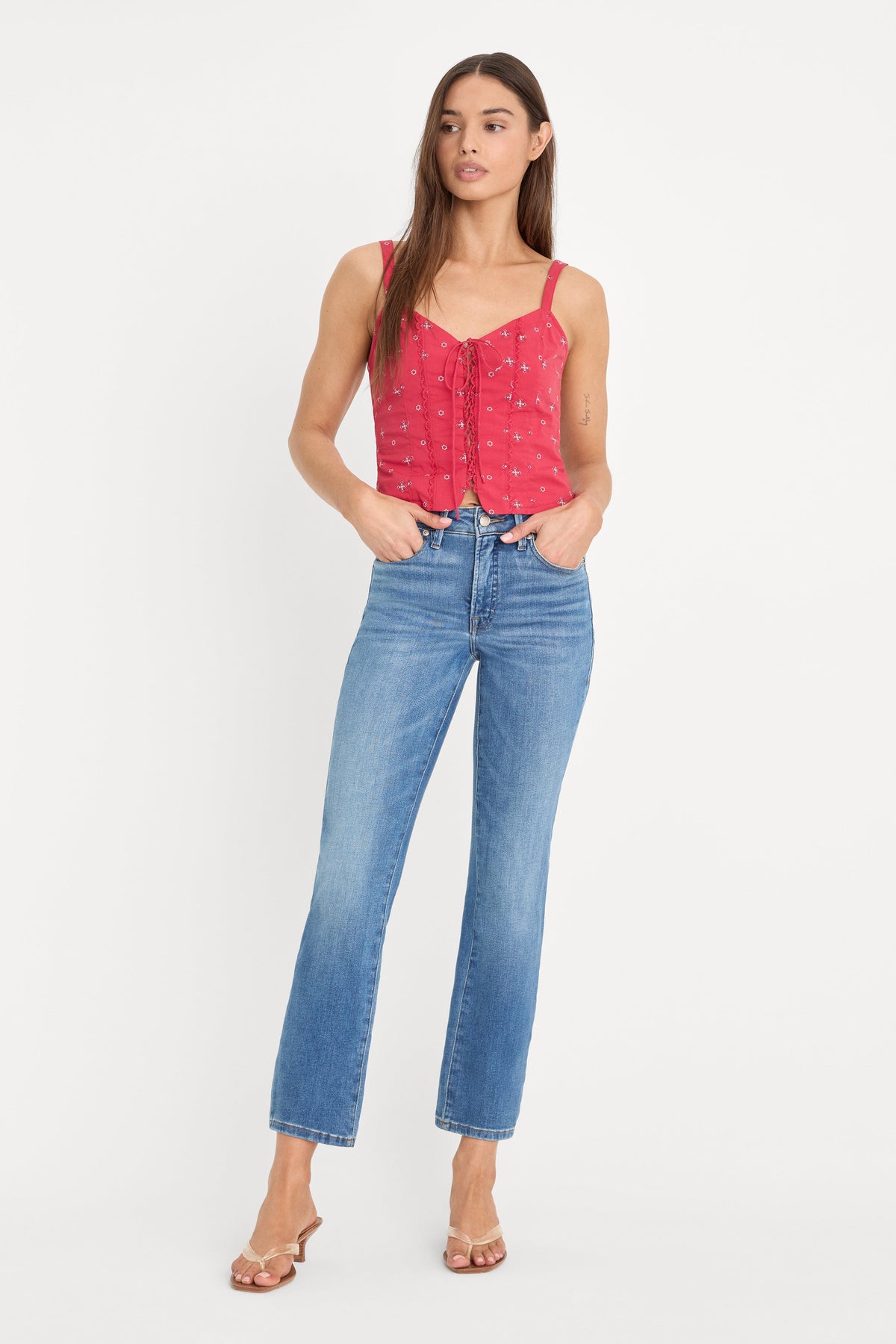 Premium DOLLY JOLEANS STRAIGHT JEANS INDIGO1194