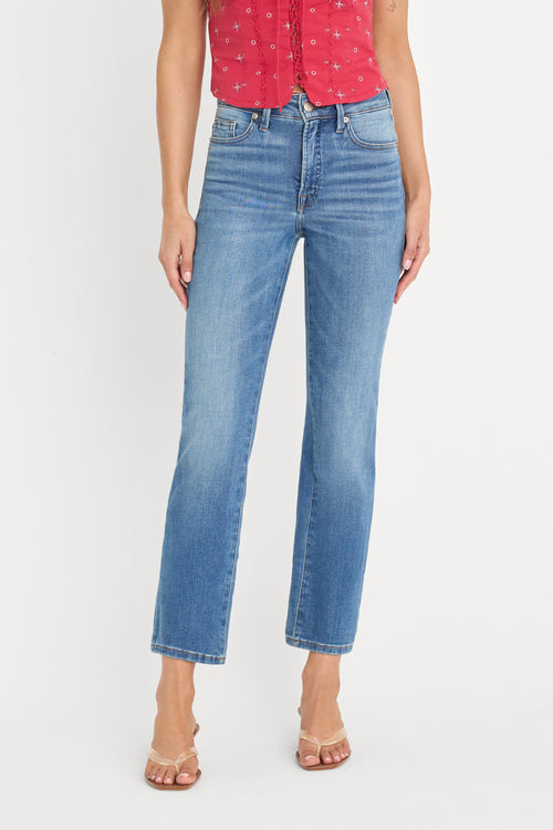 Premium DOLLY JOLEANS STRAIGHT JEANS INDIGO1194