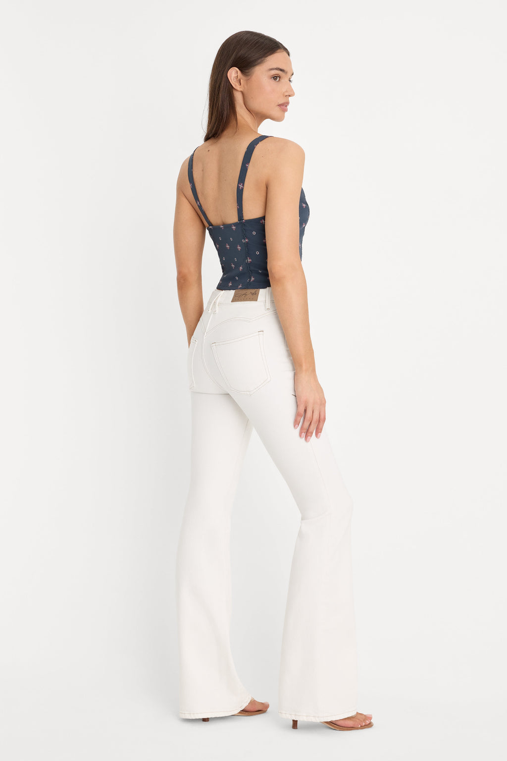Premium DOLLY JOLEANS GOOD LEGS FLARE JEANS VINTAGE WHITE