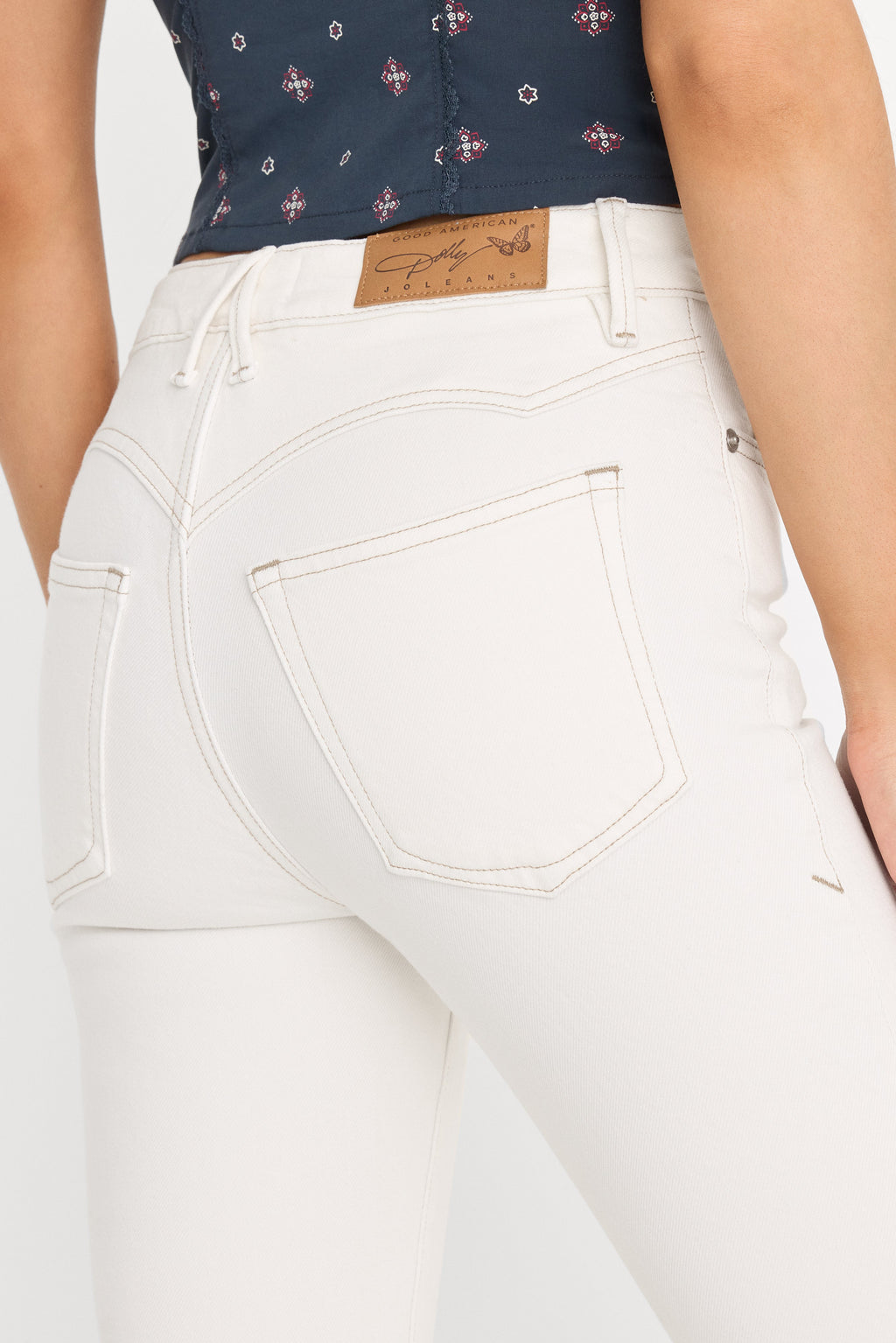 Premium DOLLY JOLEANS GOOD LEGS FLARE JEANS VINTAGE WHITE
