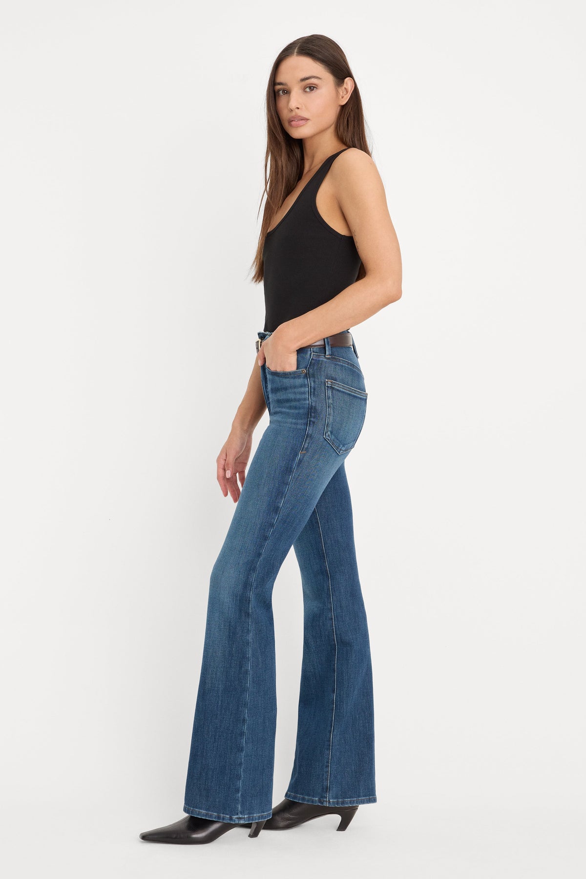 Premium SOFT TECH GOOD CLASSIC BOOTCUT JEANS INDIGO1132