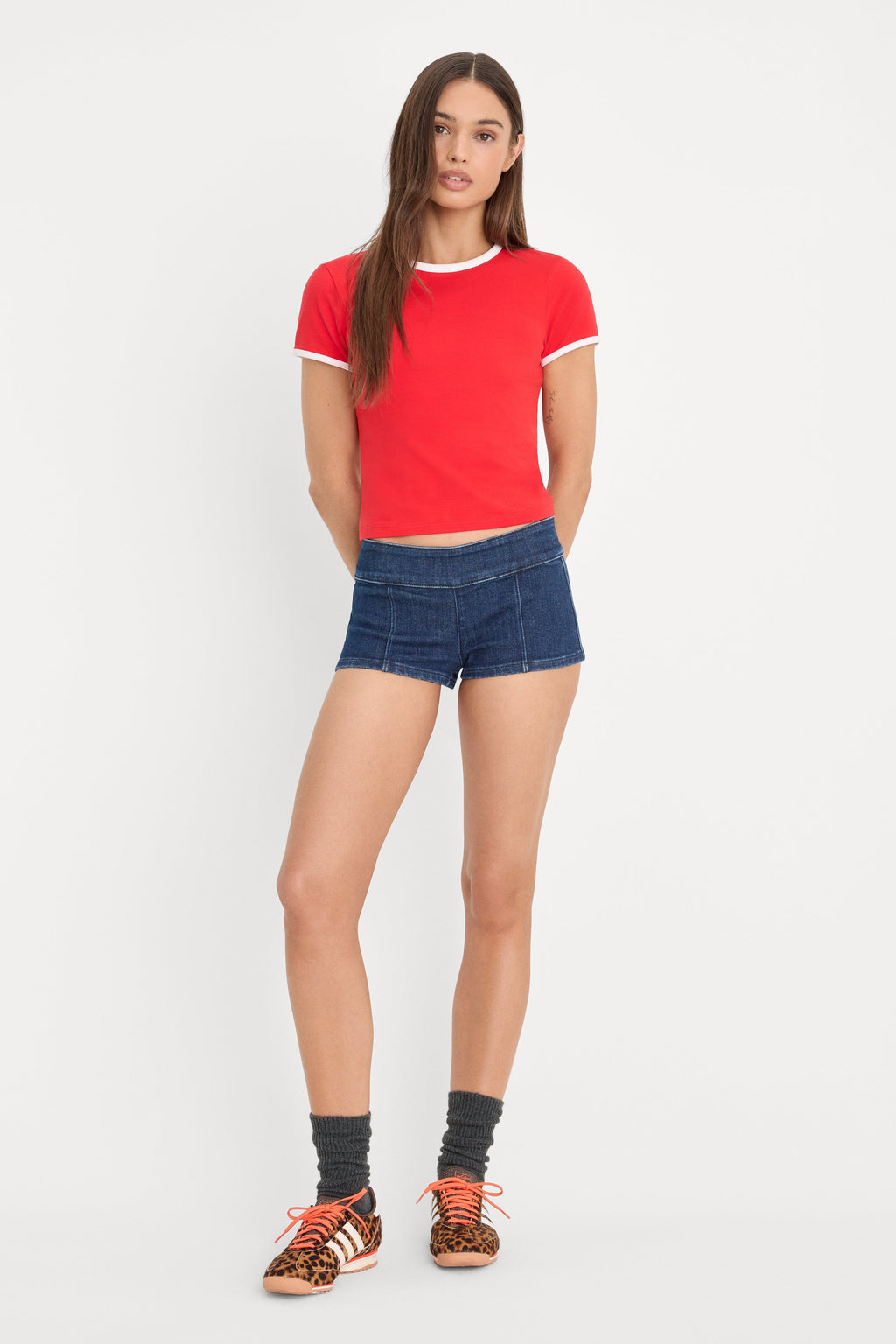 Premium THE RINGER BABY TEE FLAMING HOT