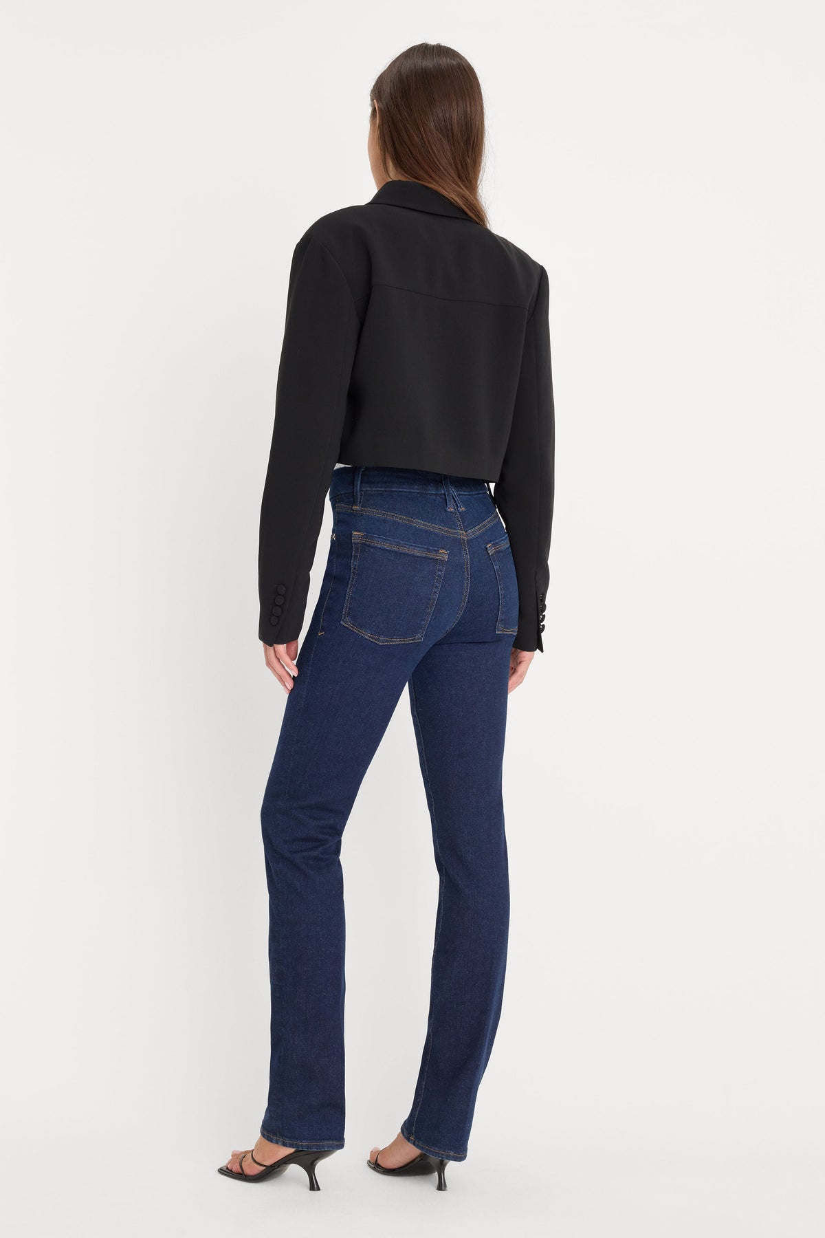 Premium GOOD LEGS STRAIGHT JEANS LONG DEEPBLUE04