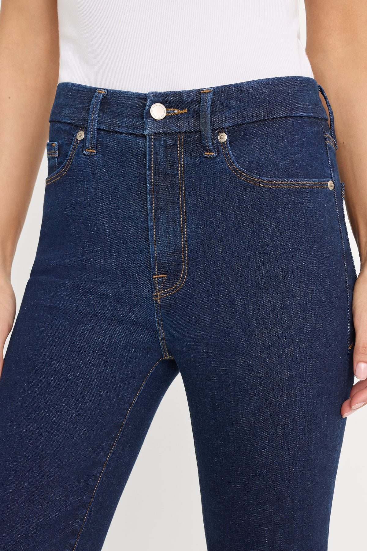 Premium GOOD LEGS STRAIGHT JEANS LONG DEEPBLUE04