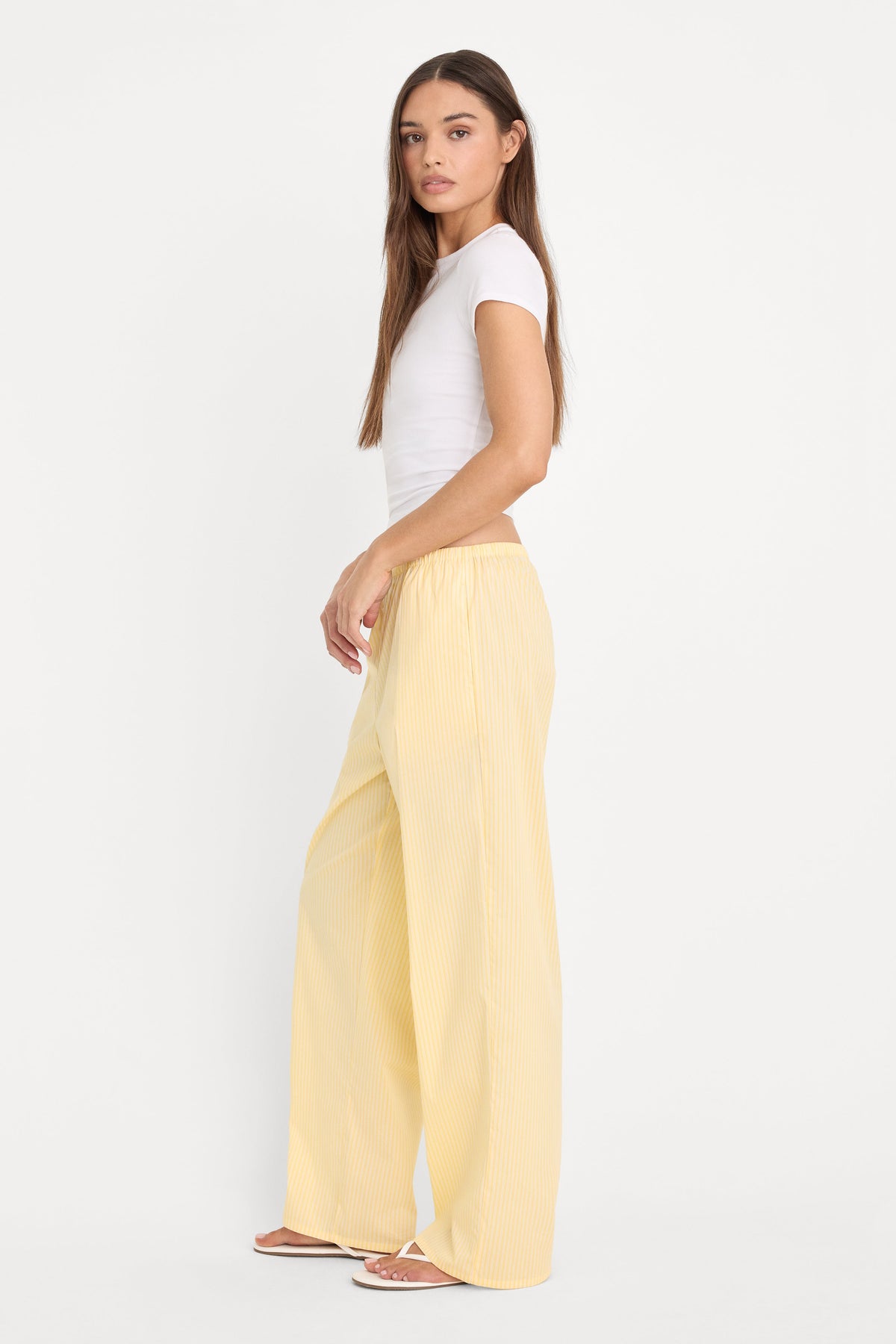Premium POPLIN PULL ON PANTS BUTTERBEAM STRIPE