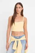 Premium POPLIN BUSTIER CAMI TOP BUTTERBEAM STRIPE