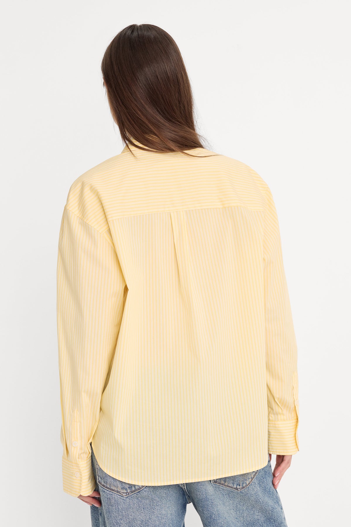 Premium POPLIN CLASSIC BOXY SHIRT BUTTERBEAM STRIPE