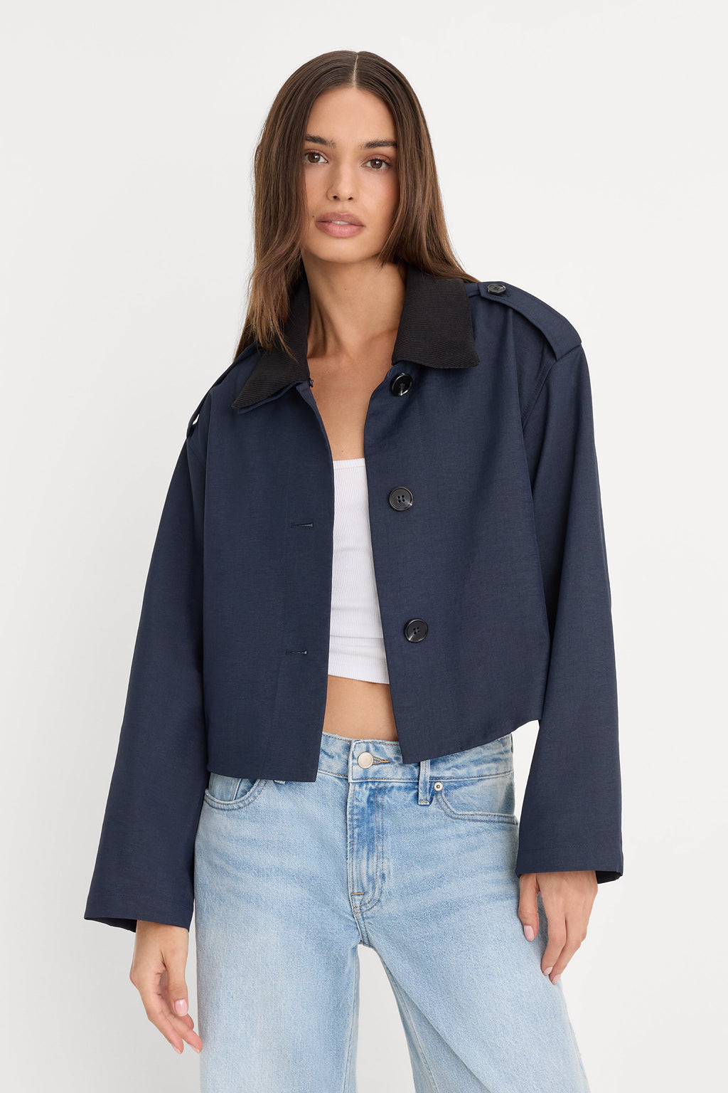Premium THE SWING JACKET NEW NAVY002