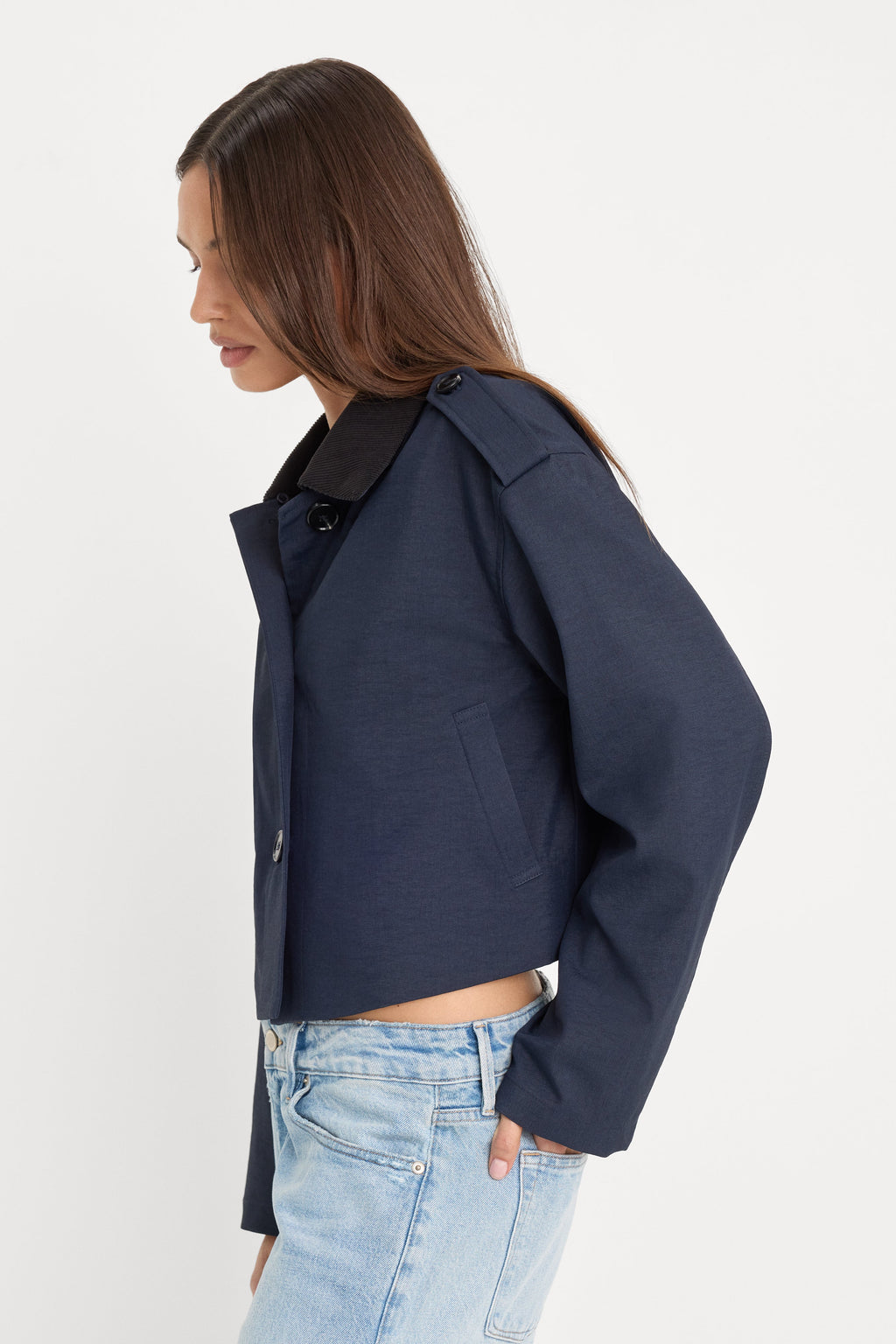 Premium THE SWING JACKET NEW NAVY002