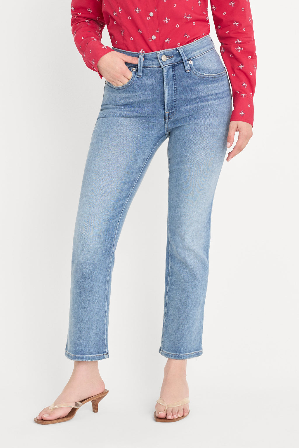 Premium DOLLY JOLEANS PETITE STRAIGHT JEANS INDIGO1195