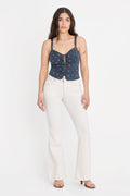 Premium DOLLY JOLEANS PETITE FLARE JEANS VINTAGE WHITE