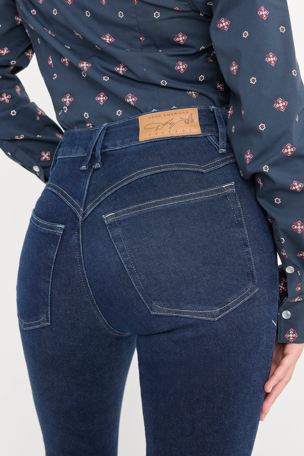 Premium DOLLY JOLEANS PETITE FLARE JEANS INDIGO1193