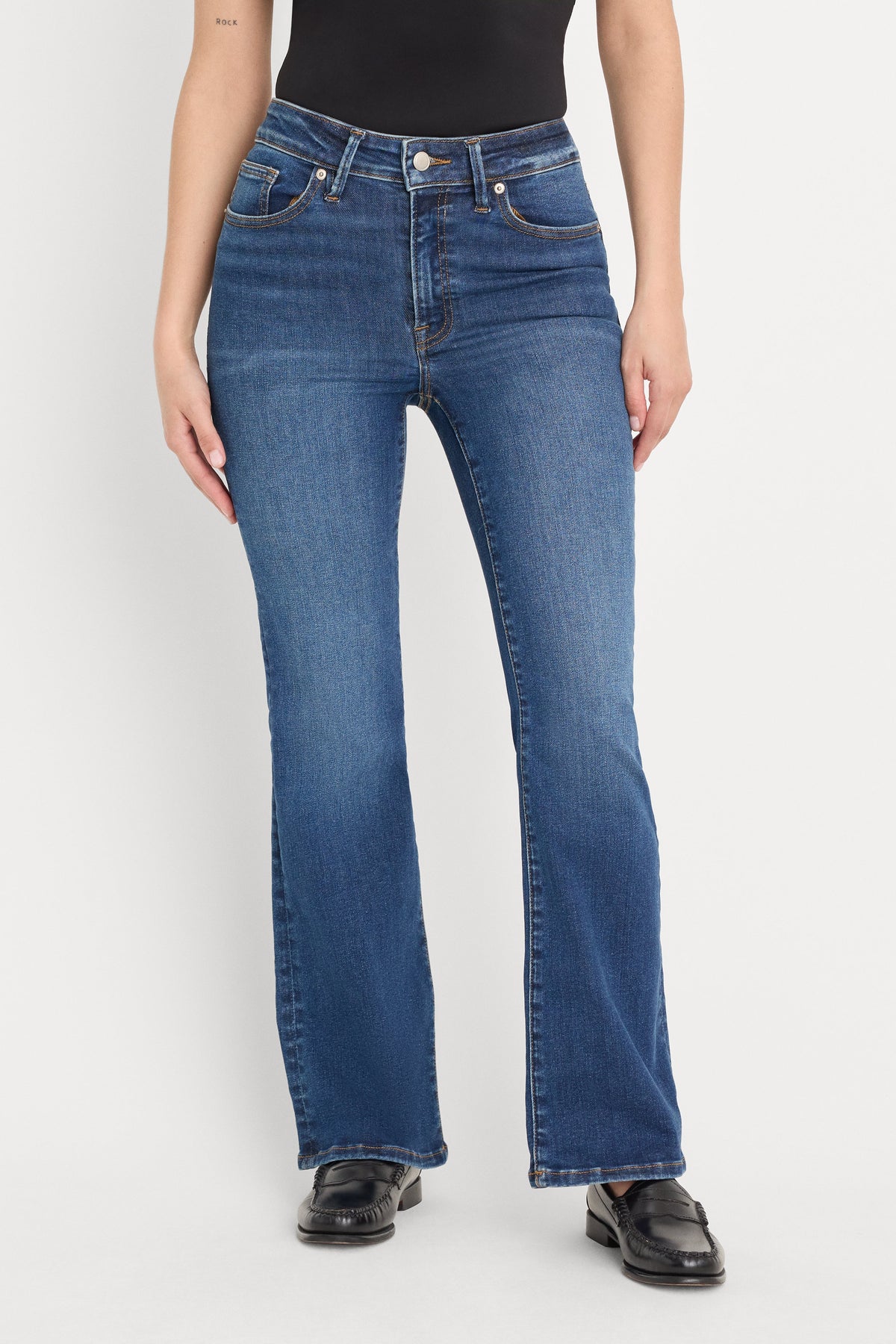 Premium ALWAYS FITS GOOD PETITE BOOTCUT JEANS INDIGO446