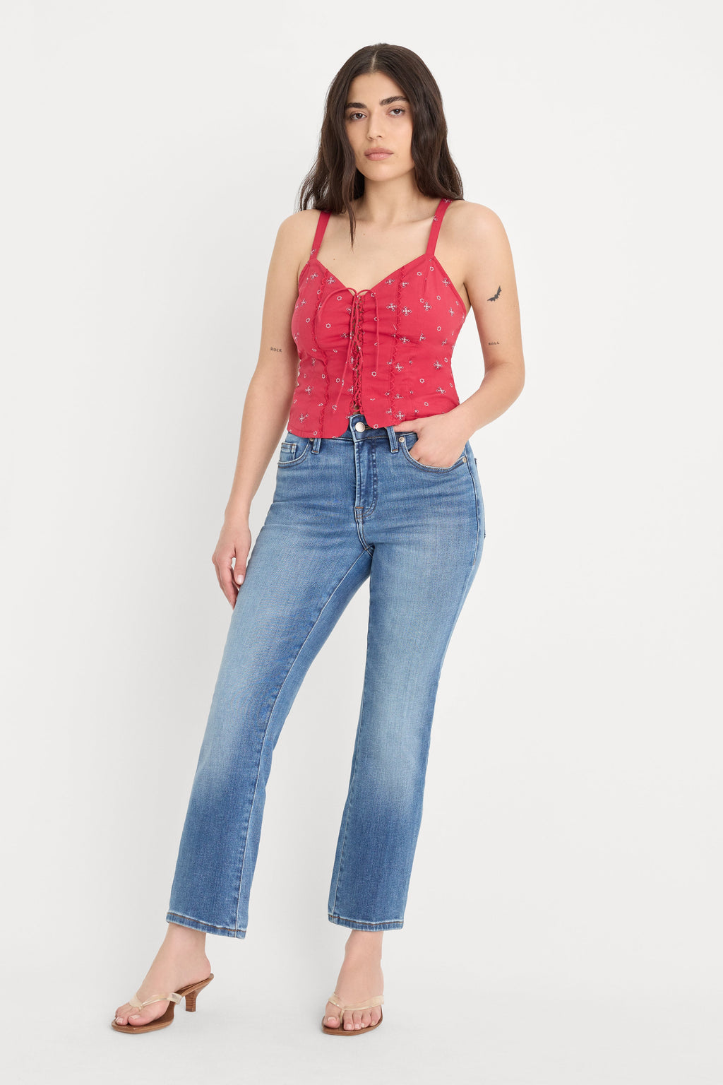 Premium DOLLY JOLEANS PETITE STRAIGHT JEANS INDIGO1194