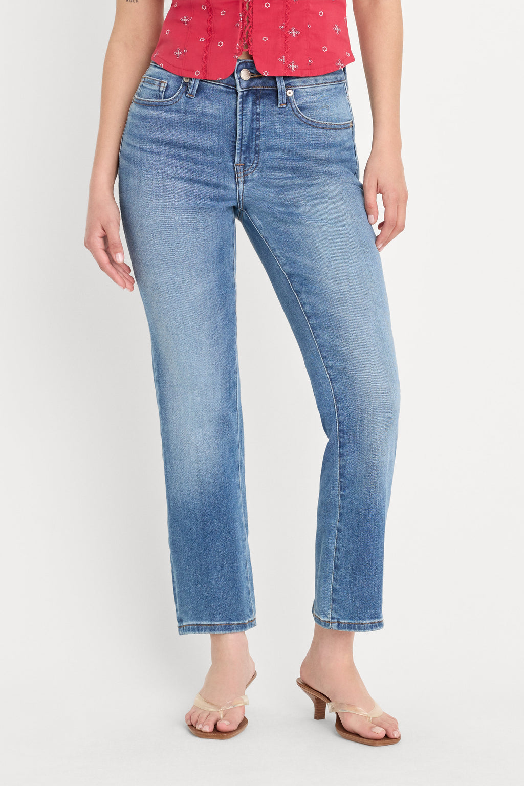 Premium DOLLY JOLEANS PETITE STRAIGHT JEANS INDIGO1194