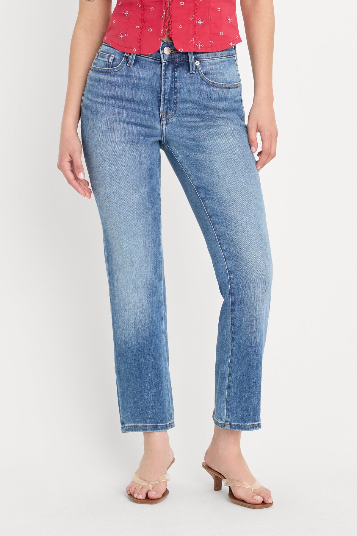 Premium DOLLY JOLEANS PETITE STRAIGHT JEANS INDIGO1194