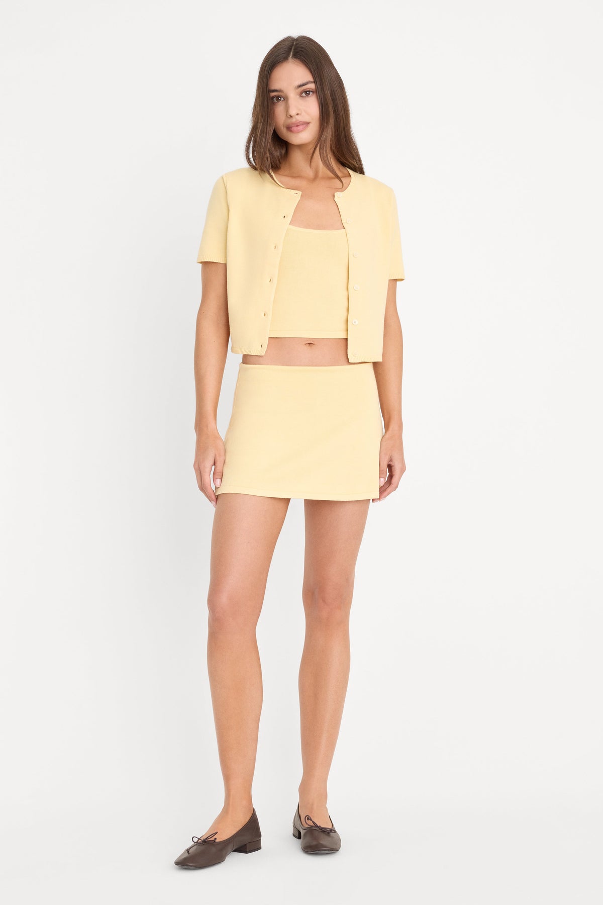 Premium THE KEEPSAKE CARDIGAN HONEY