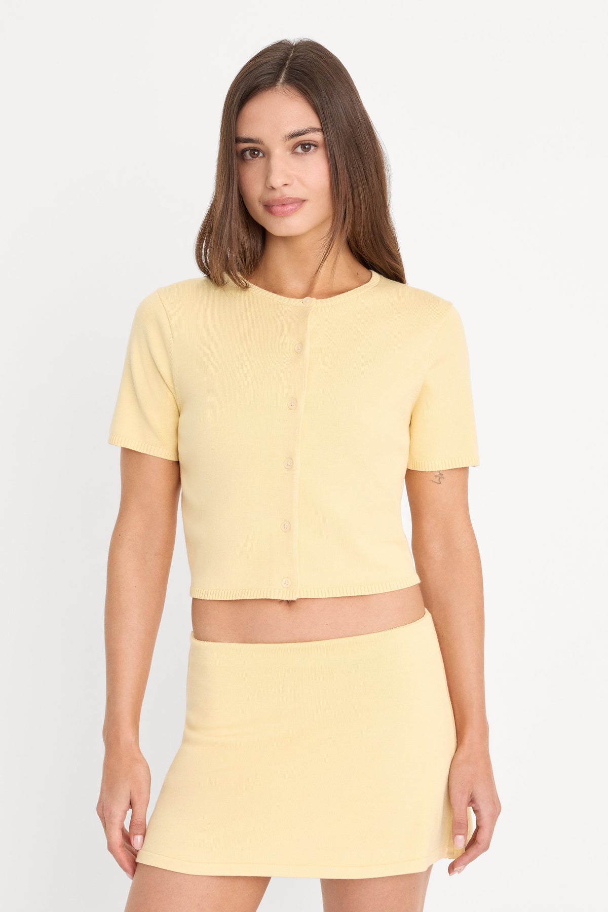 Premium THE KEEPSAKE CARDIGAN HONEY