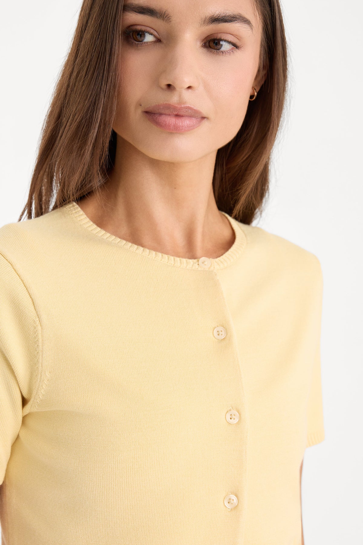 Premium THE KEEPSAKE CARDIGAN HONEY