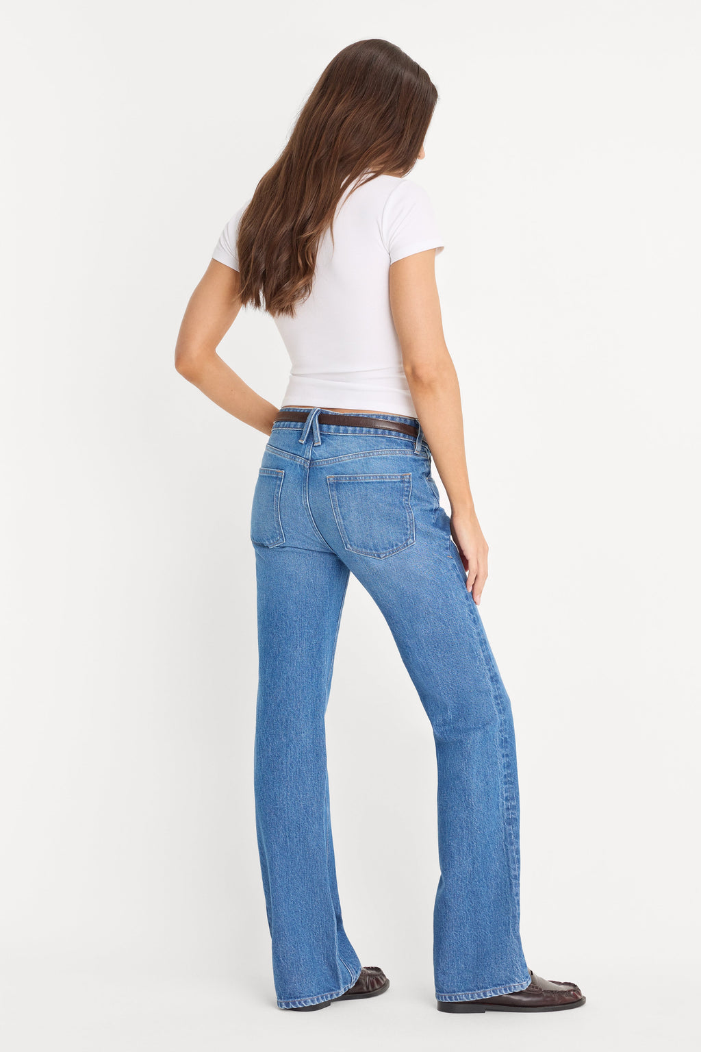 Premium VINTAGE LOW RISE BOOTCUT JEANS INDIGO1222