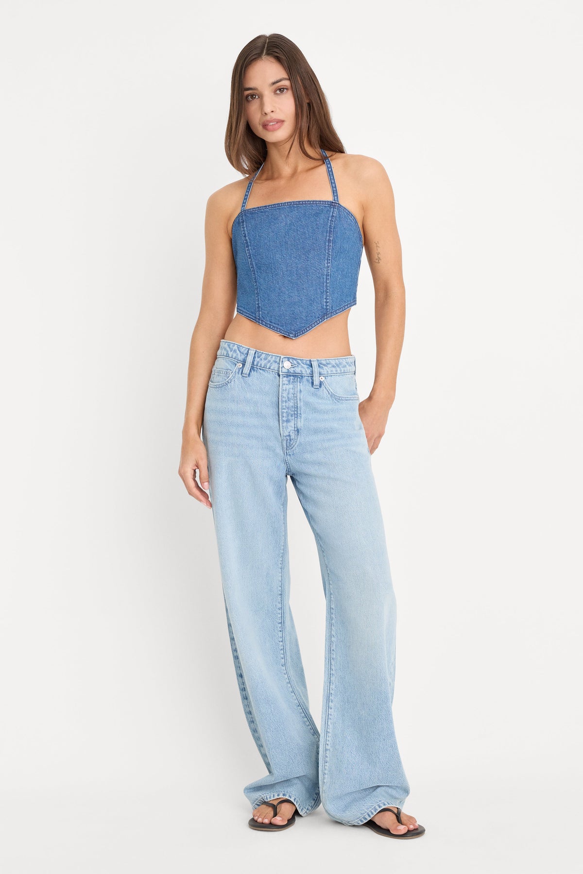 Premium THE DENIM RECESS TOP INDIGO1283