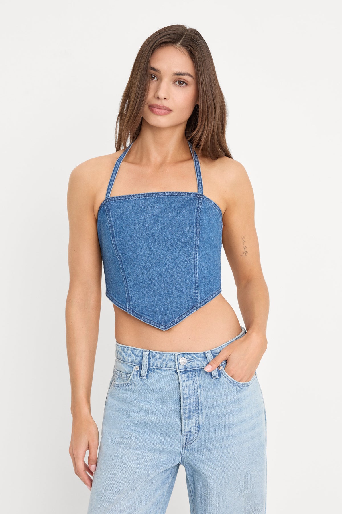 Premium THE DENIM RECESS TOP INDIGO1283