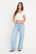 Premium WEIGHTLESS WIDE JEANS INDIGO1250