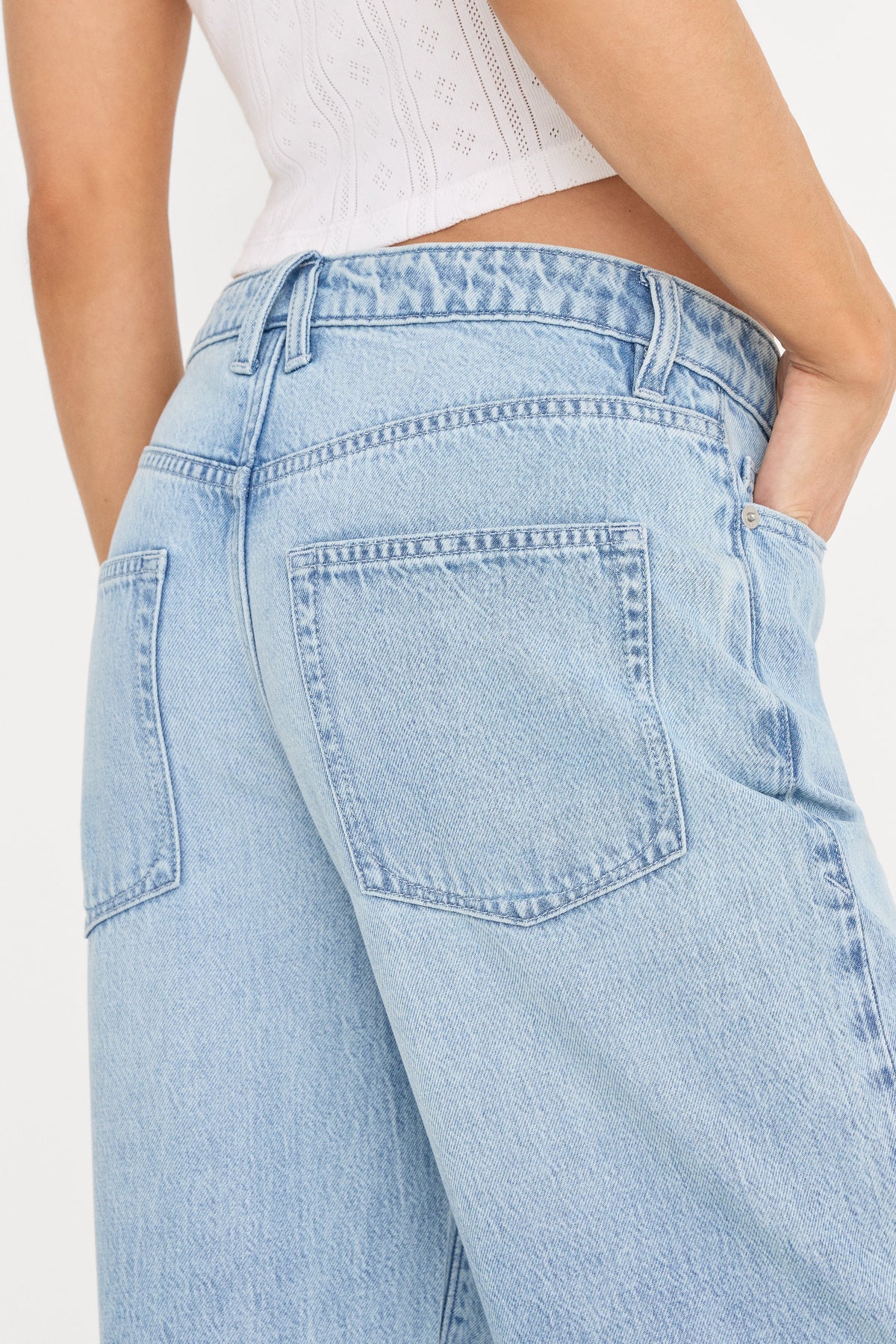 Premium WEIGHTLESS WIDE JEANS INDIGO1250