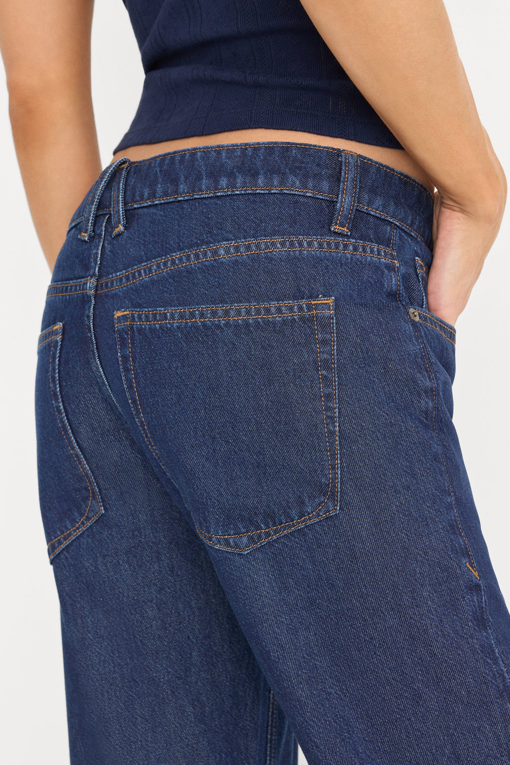 Premium WEIGHTLESS BOYFRIEND JEANS INDIGO