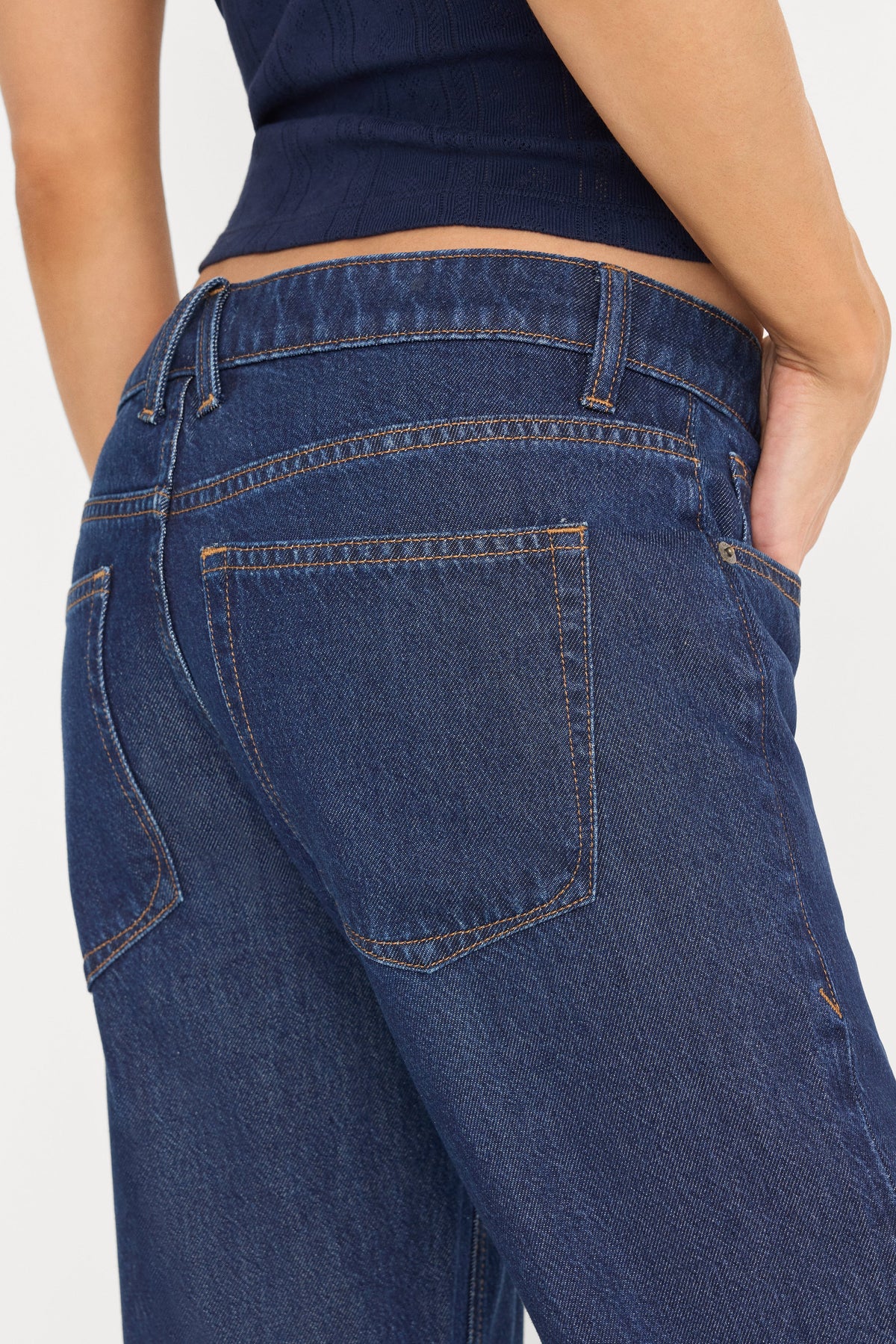Premium WEIGHTLESS BOYFRIEND JEANS INDIGO