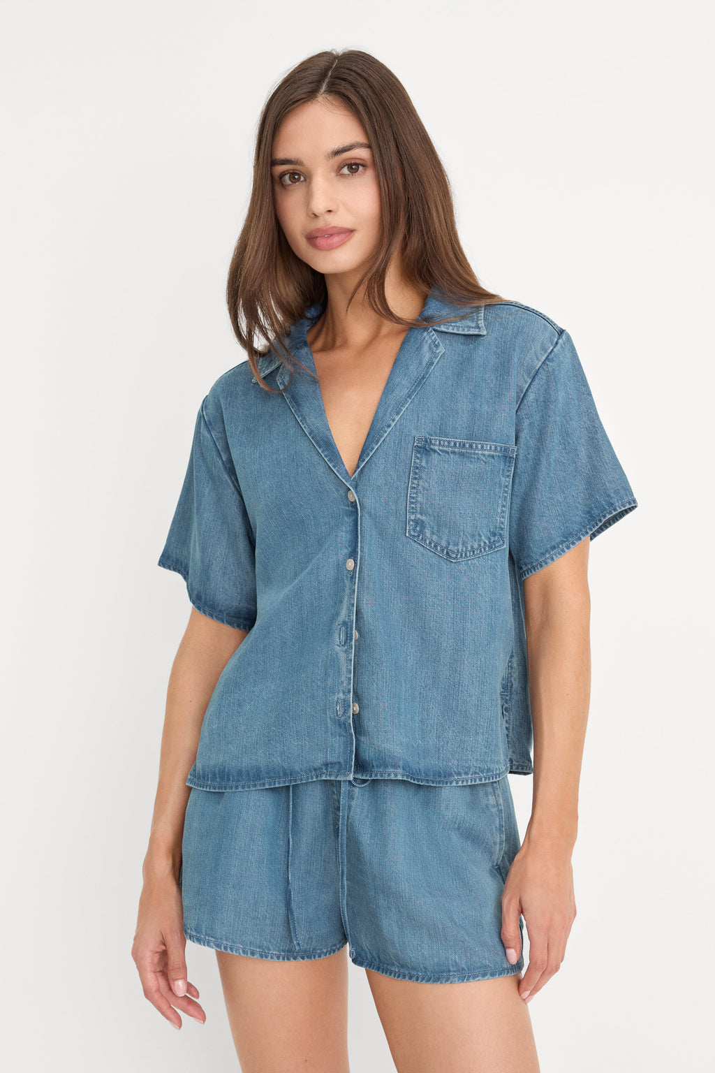 Premium THE DENIM CAMP SHIRT