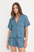 Premium THE DENIM CAMP SHIRT