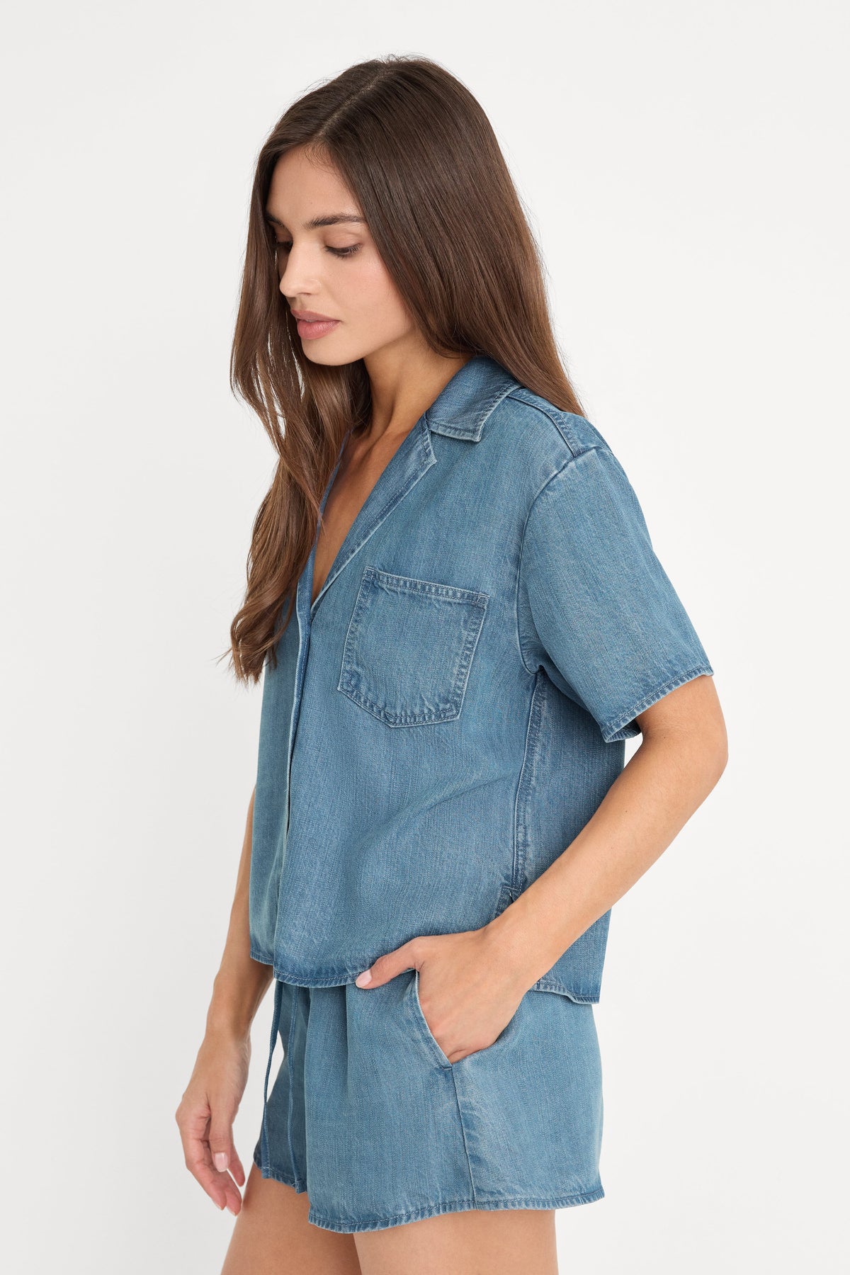 Premium THE DENIM CAMP SHIRT