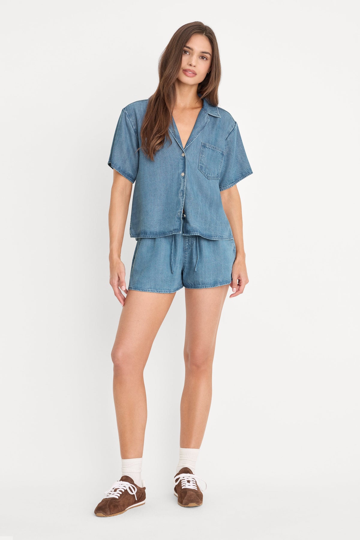 Premium THE DENIM PULL ON SHORT INDIGO1273
