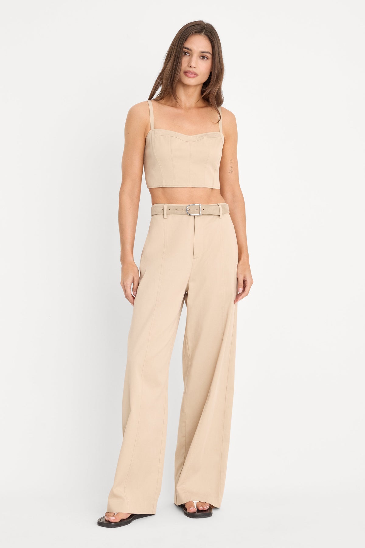 Premium THE BUSTIER TOP LIGHT TAUPE