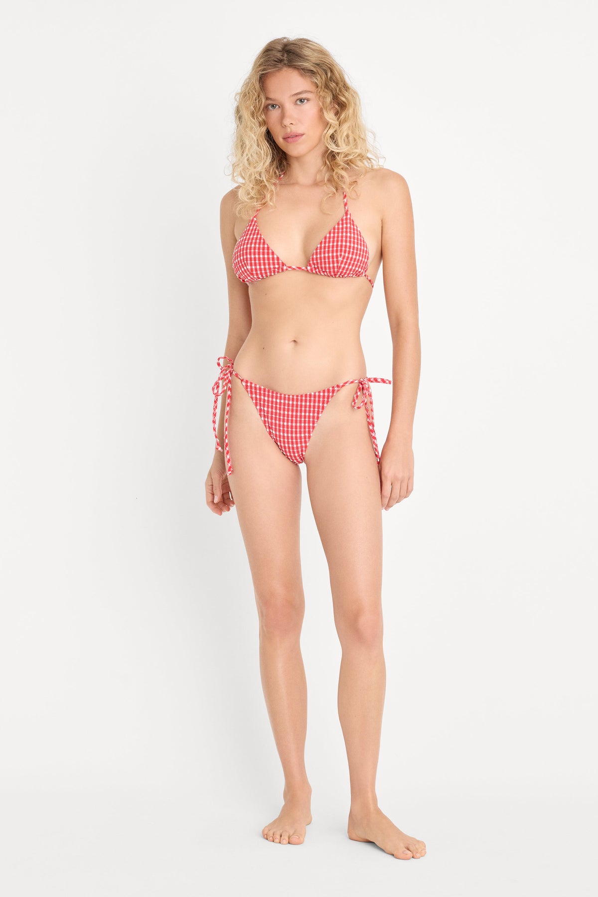Premium THE STRING BIKINI BOTTOM POP GINGHAM LARGE