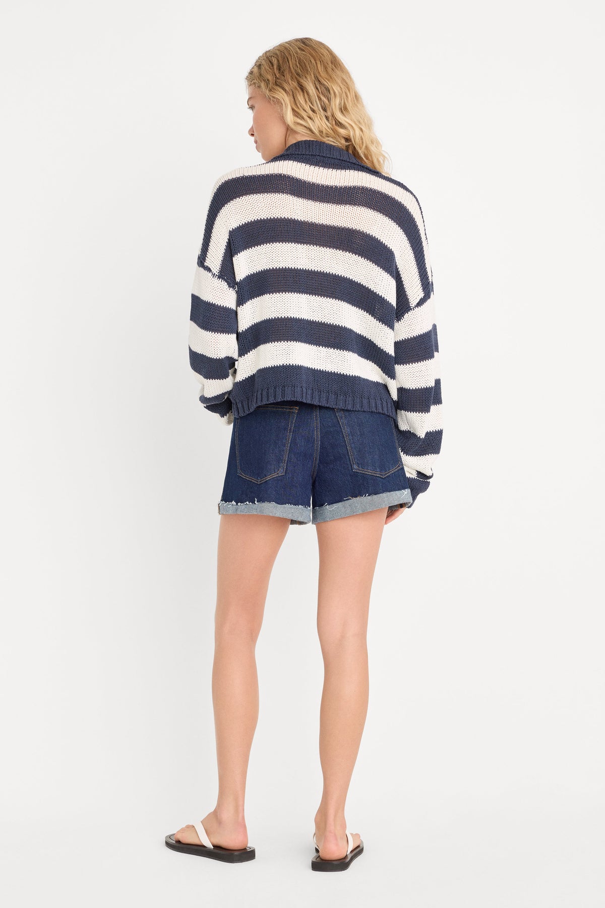 Premium GOOD GIRLFRIEND SHORT INDIGO1374