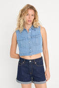 Premium THE DENIM ANCHOR TOP INDIGO1391