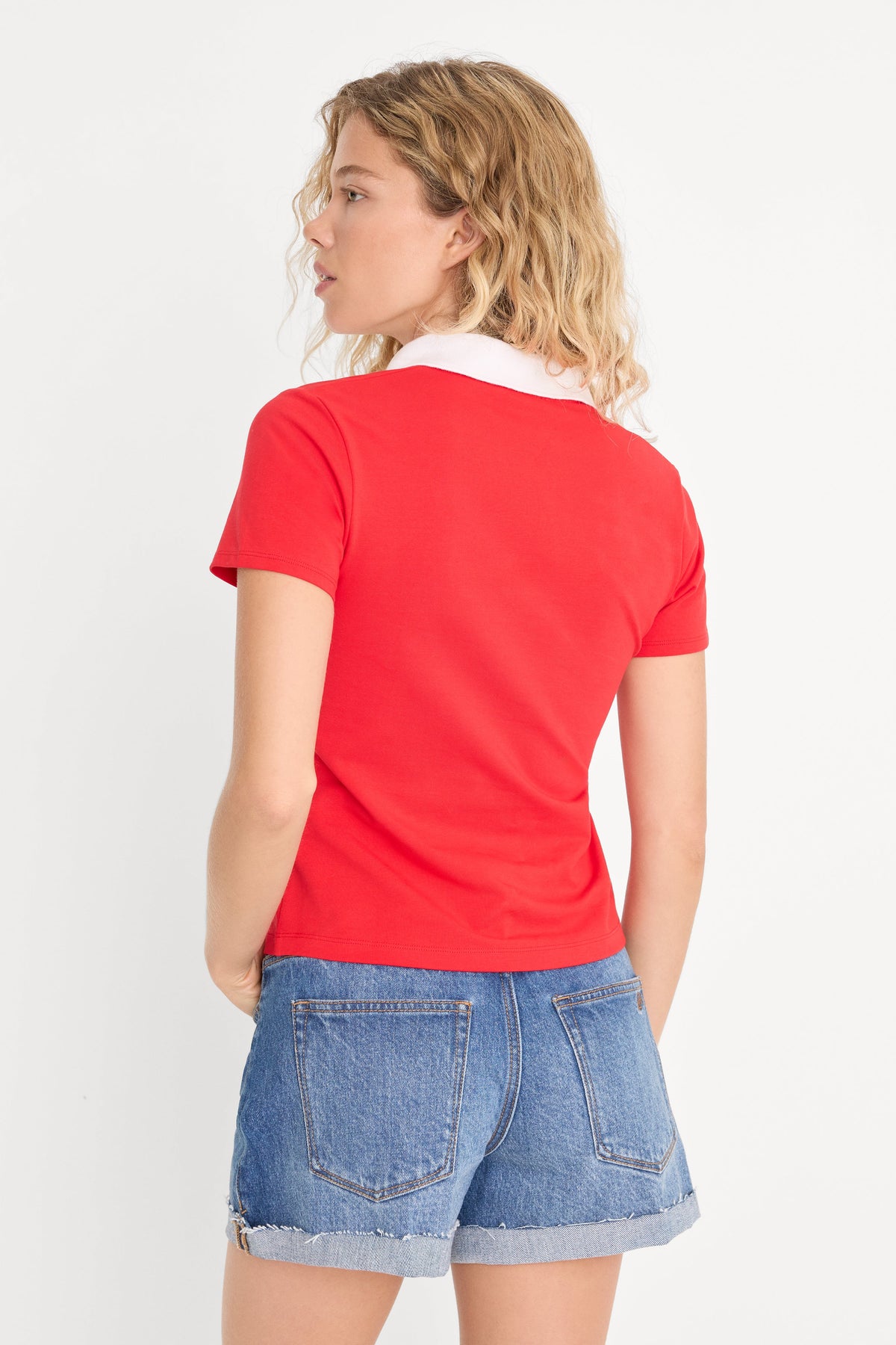 Premium THE EASY POLO POP RED