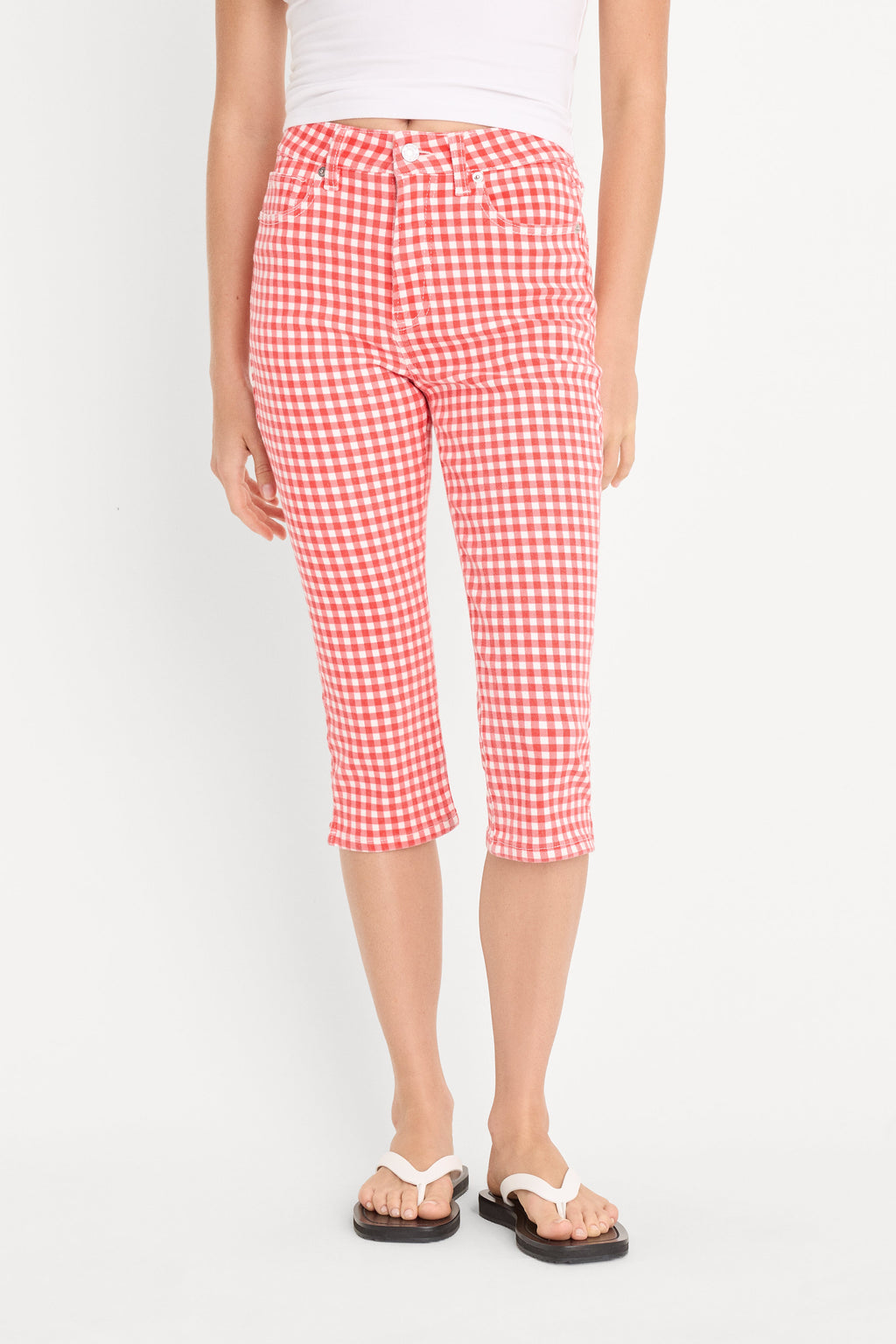 Premium GOOD LEGS CAPRI POP GINGHAM LARGE