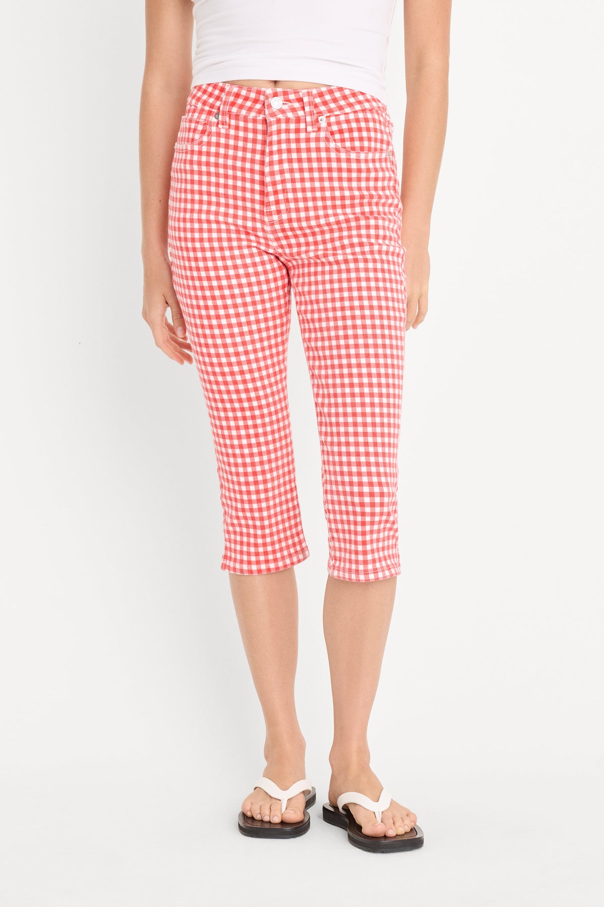 Premium GOOD LEGS CAPRI POP GINGHAM LARGE