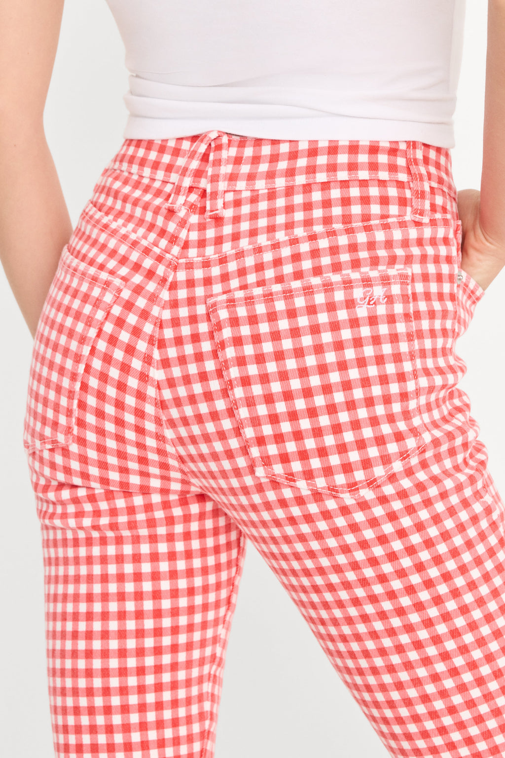 Premium GOOD LEGS CAPRI POP GINGHAM LARGE