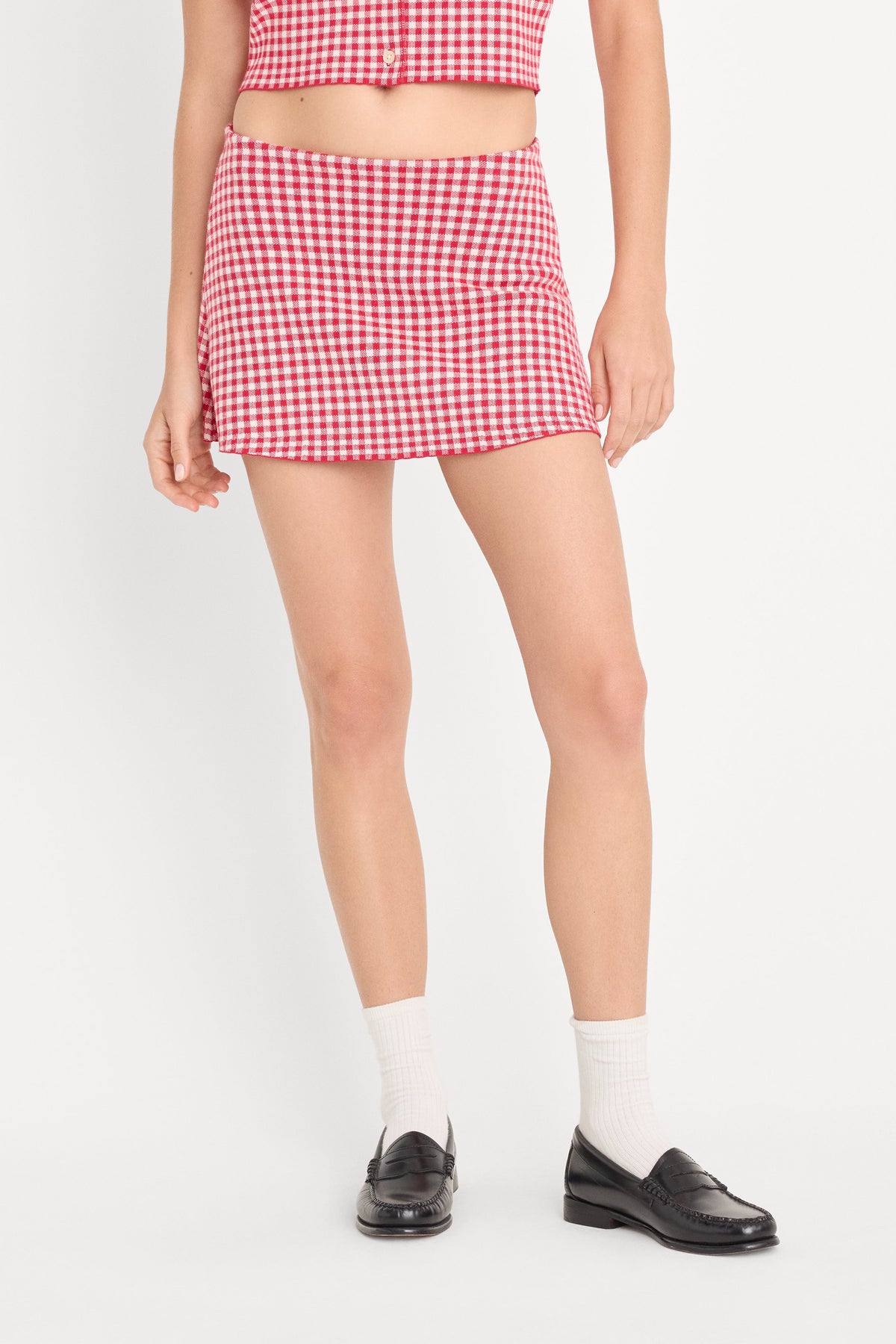 Premium THE KEEPSAKE SKORT CHERRY GINGHAM