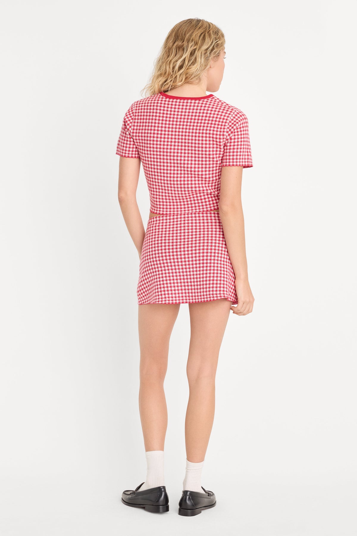 Premium THE KEEPSAKE SKORT CHERRY GINGHAM